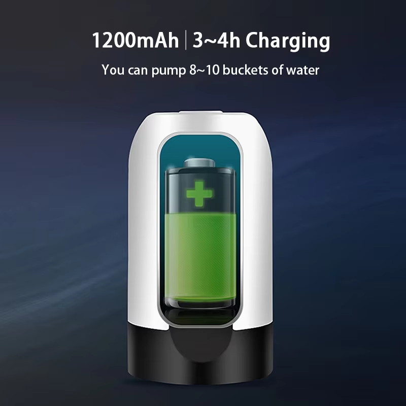 USB Rechargeable Bottle Auto Switch Drinking Portable Automatic Water Bottle Pump Electric Cold Water Dispenser