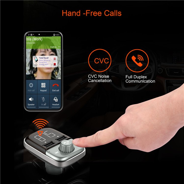 Manufacturer Car Accessories Handsfree Headset Car Kit Handsfree Earphone Mobile
