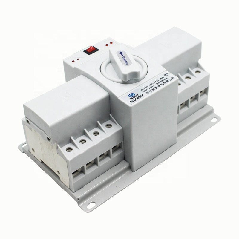 4P 63A Mains / Generator Auto / Manual Change-over Switch 380/400V Dual Power Automatic Transfer Switch