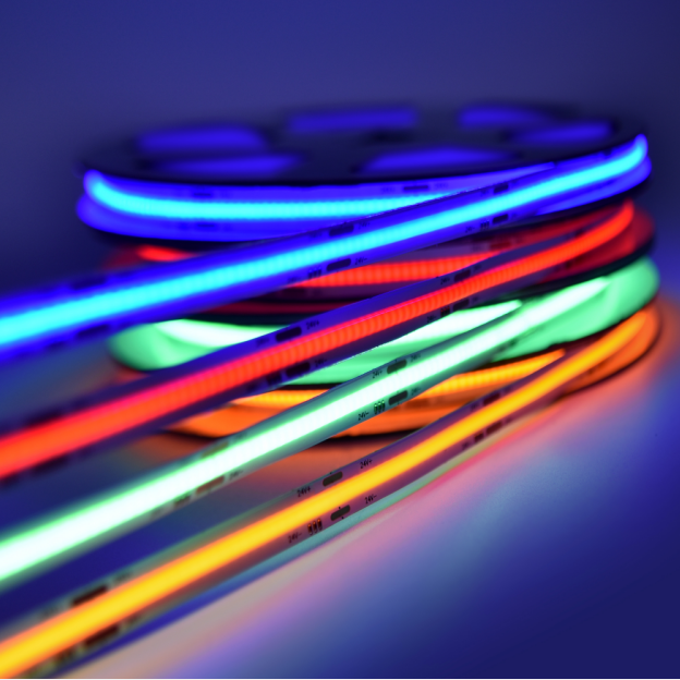Banqcn Ultra Narrow COB LED Color Strip Light 8mm Automotive Atmosphere Light Red Blue Green pink Orange Led Tv Backlight