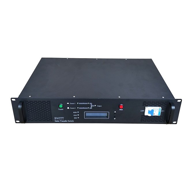 High Quality 19 Inches Rack Type Static Transfer Switch 110v 16A STS for Electric Power Industry