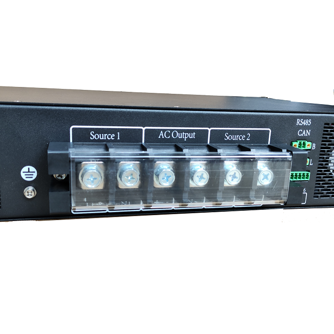High Quality 19 Inches Rack Type Static Transfer Switch 110v 16A STS for Electric Power Industry