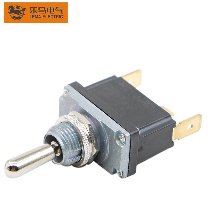 Lema LT3132C (ON)-OFF-(ON) 3 Position 3 Pin Auto Reset Spring Return Toggle Switch Momentary Switch Rocker Switch