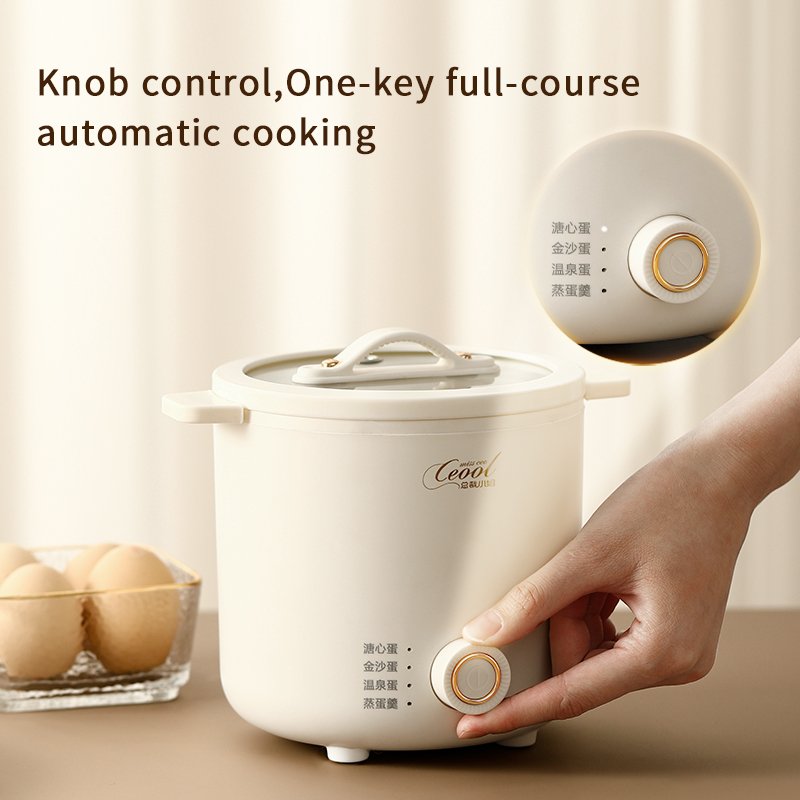 CEOOL Egg Boiler Electric Food Grade Electric Egg Boiler /Egg Cooker / Automatic1-4eggs Auto Switch off Egg Boiler for the Home