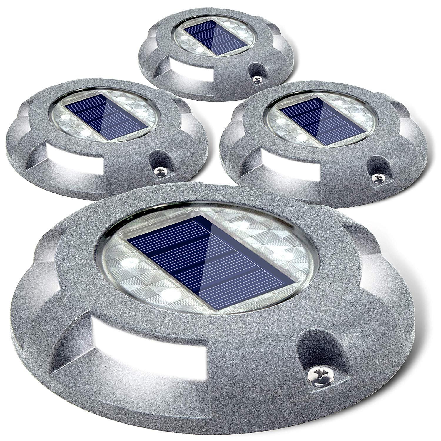 Outdoor LED Garden Light Landscape Pathway Lighting IP68 Solar Driveway Light Waterproof Solar Road Marker