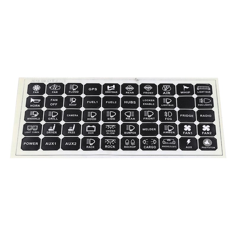 Auto Powersports Marine Switch Panel Control Box 8 Gang Marine Off Road Switch Panel 12V