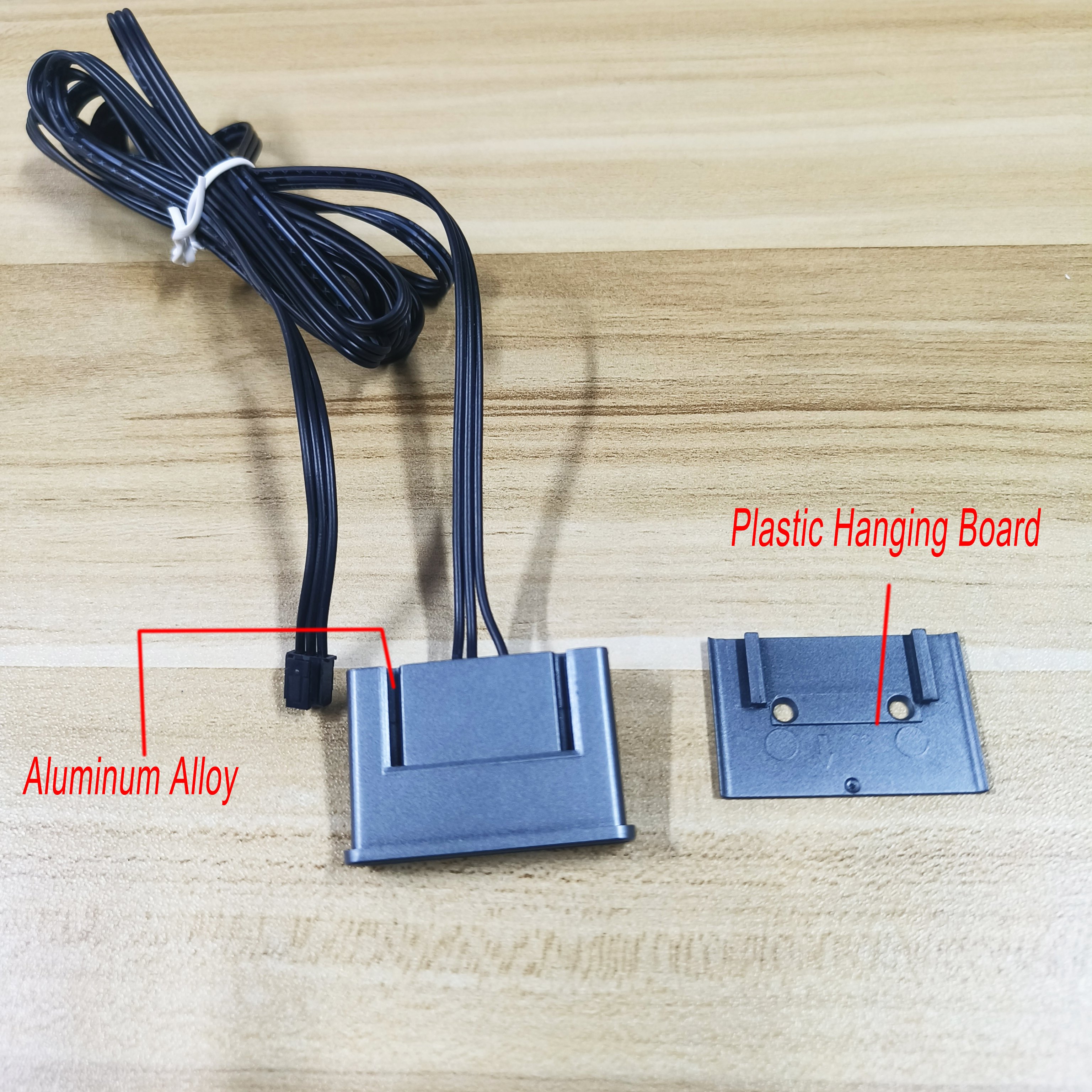 DC 12V 24V Double Door Sensor Switch Central Controller 2-Pin Port Connection Integrated Aluminum Housing Dual Barrier Sensing
