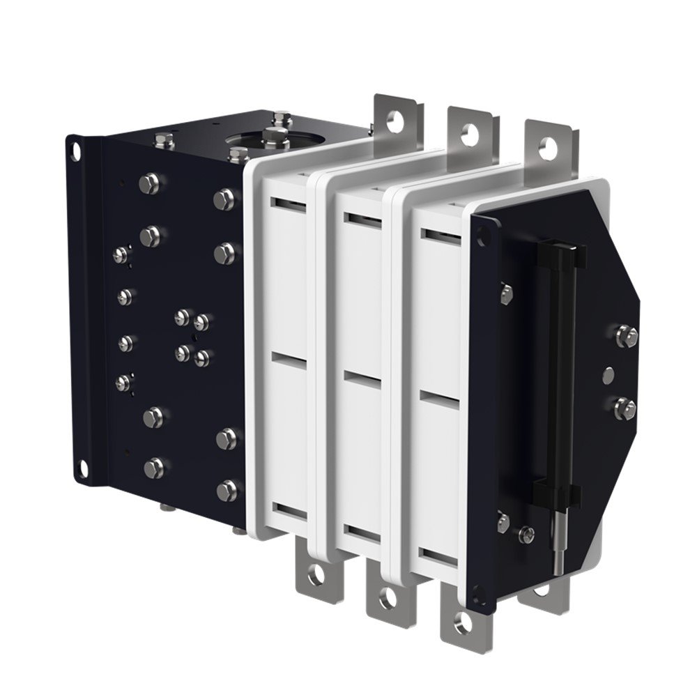LVMA 3P 630A 500A 400A AC DC ATS 3PH Smart Home Automatic Transfer Switch Manual Changeover Voltage Protector PC Type