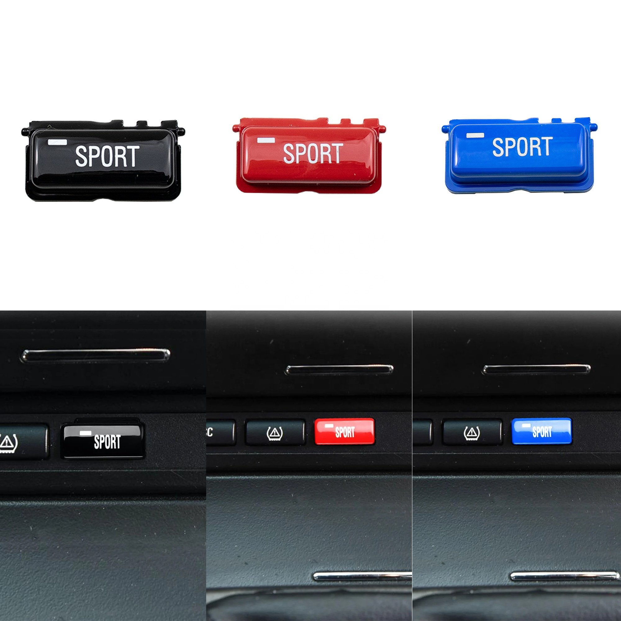 Car Vehicle Sport Mode Switch Button for BMW M3 E46 1998-2006 Accessory Modification Accessory Replacement Cover Trim Kit