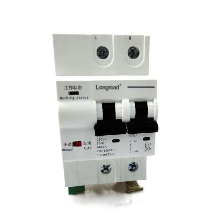 Factory Supply Mcb 220/380v Mini Smart Auto ON/OFF Circuit Breaker & Wireless Control with WIFI bluetooth Zigbee