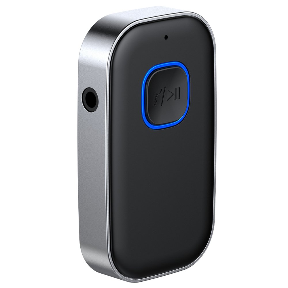 HIGI J22 Bluetooth-compatible Car Kit Handsfree Bluetooth Receiver Aux Wireless Support Connecting 2 Devices Car Adapter