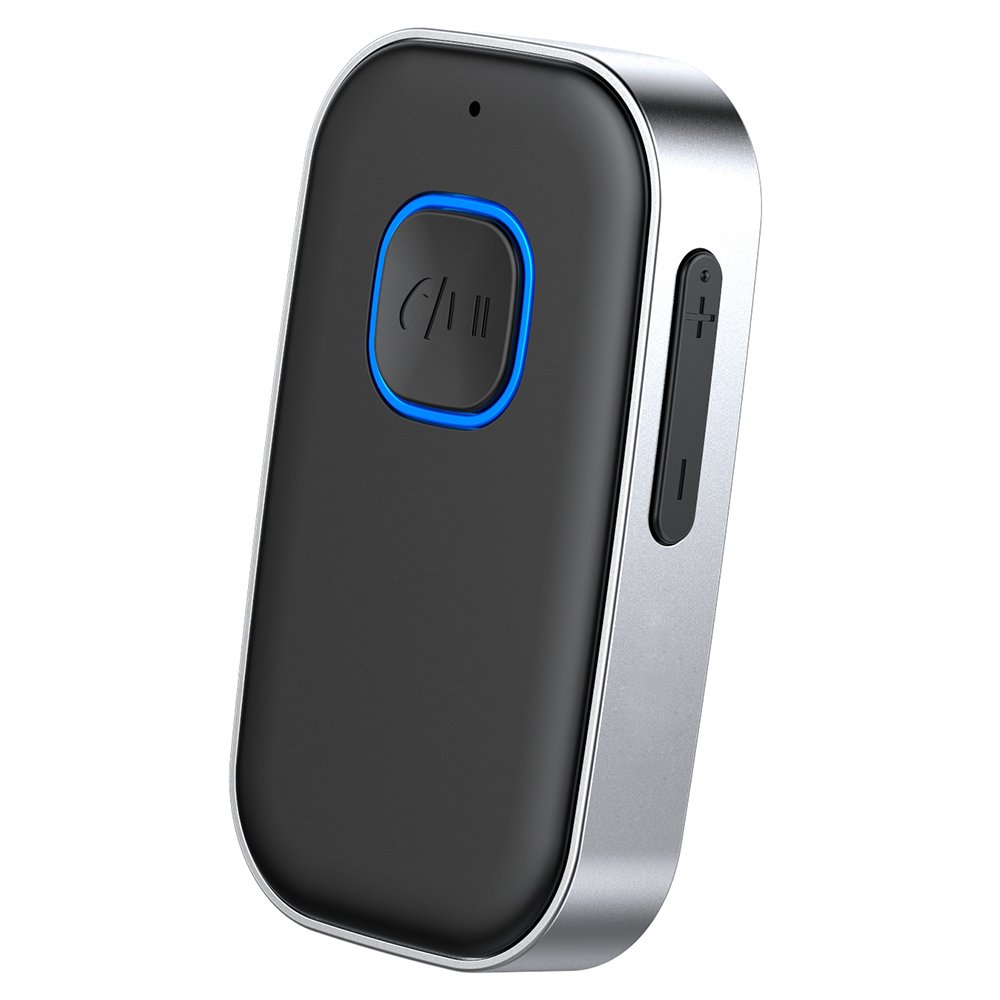 HIGI J22 Bluetooth-compatible Car Kit Handsfree Bluetooth Receiver Aux Wireless Support Connecting 2 Devices Car Adapter