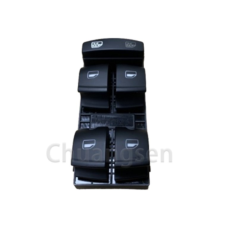 Power Window Switch OEM 4FD959851 4F0959851F for Audi A6 C6 A3 Q7 Left Front Window Lift Master Switch Control Button