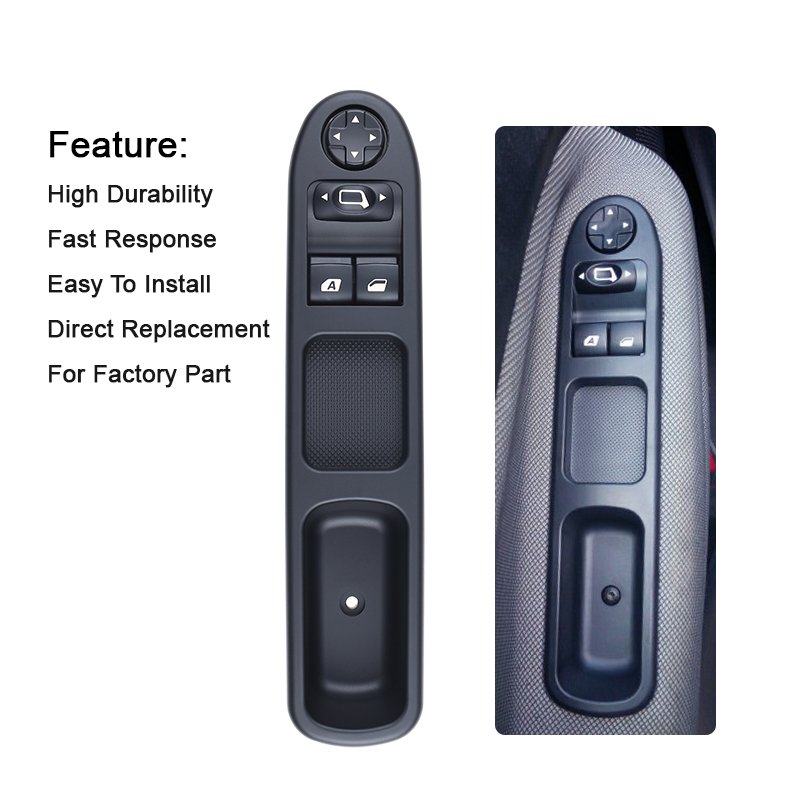 Hot Sales Front Left Drive Side Window Switch 6554.QC 6554QC for Peugeot 207 2007-2012