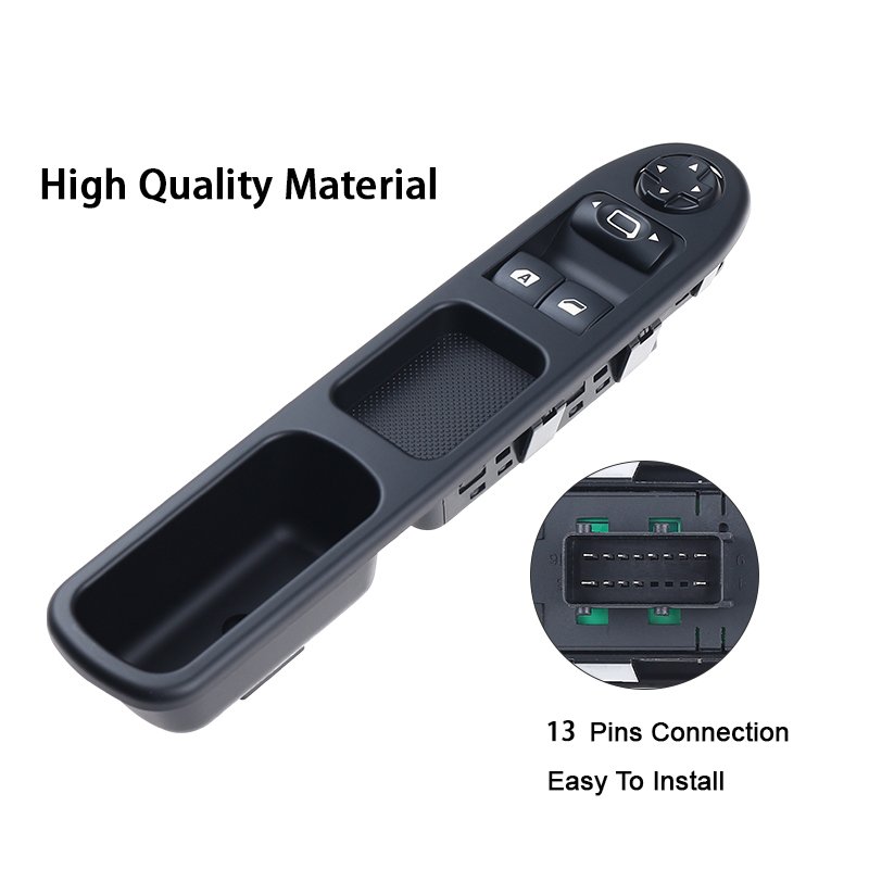 Hot Sales Front Left Drive Side Window Switch 6554.QC 6554QC for Peugeot 207 2007-2012
