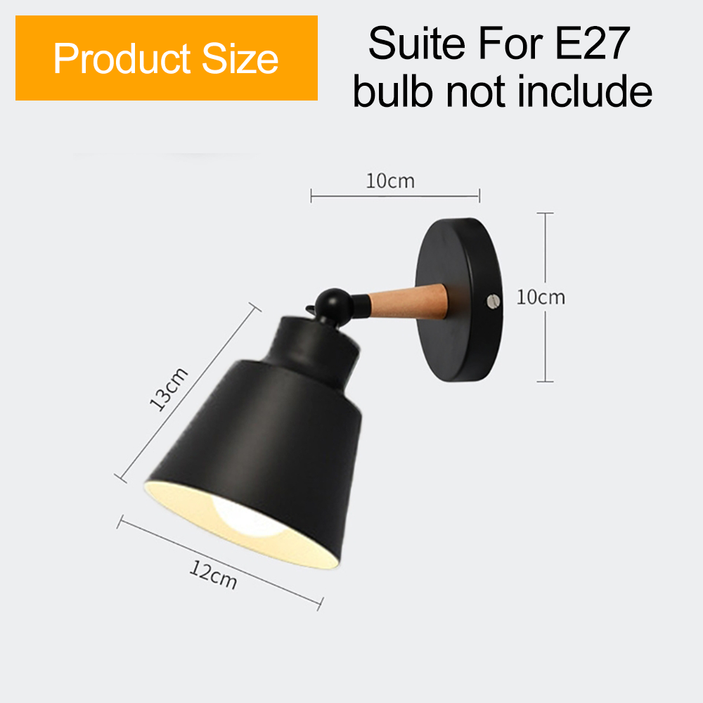 For Home Decoration Bedroom Bedside Indoor Vintage Retro Wall Light Bed Side Glass Lamp Wall Sconce/Wall Lamps/Led Wall Light