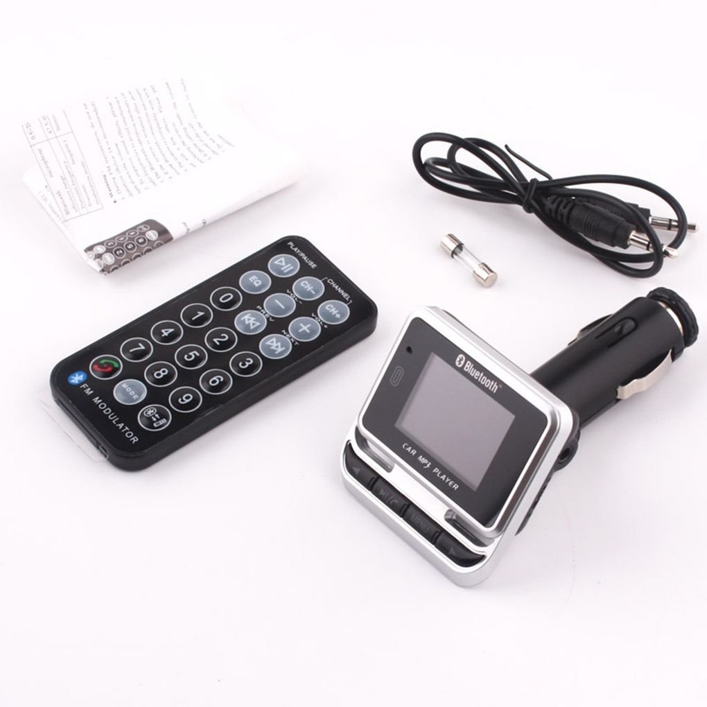 2024 AMAZON 1.44 Inch LCD Car Radio Mp3 Player Music Adapter USB Auto Charger BT Handsfree Car Kit FM Transmitter Remote Control