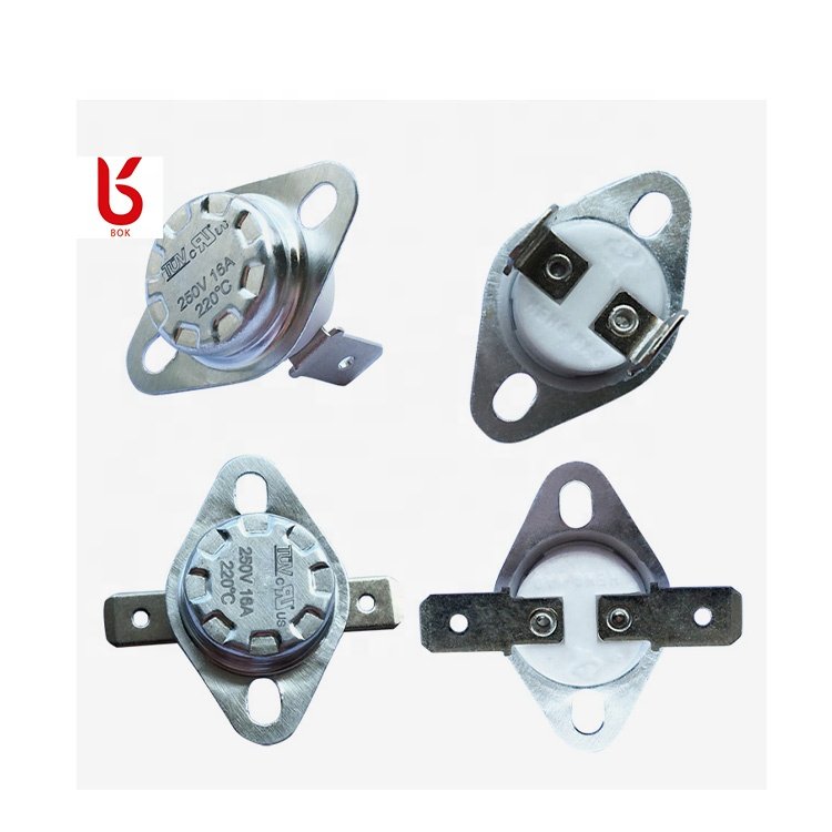 Factory Outlet KSD301 Temperature Cutoff Switch Snap-action KSD Bimetallic Thermostat 250V 10A 16A 0 to 300 C