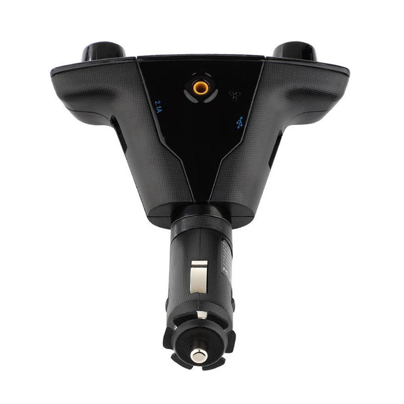 12v Fast Mobile Phone Charger Car Mp3 Player Fm Transmitter With Car Kit Stereo Receiver Dual Usb Fm Auto Modulator