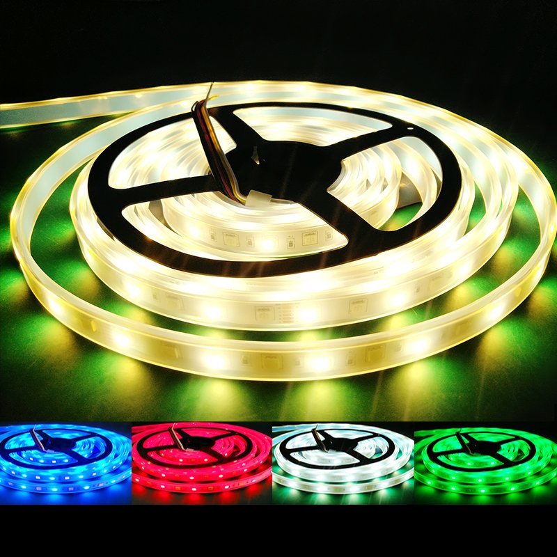Led Rgb Stripes 12v Led Lights for Home matrix Board Width 12mm RGBWW+CCT 3000K+6000K Waterproof Led Backlights Car Strip Lights