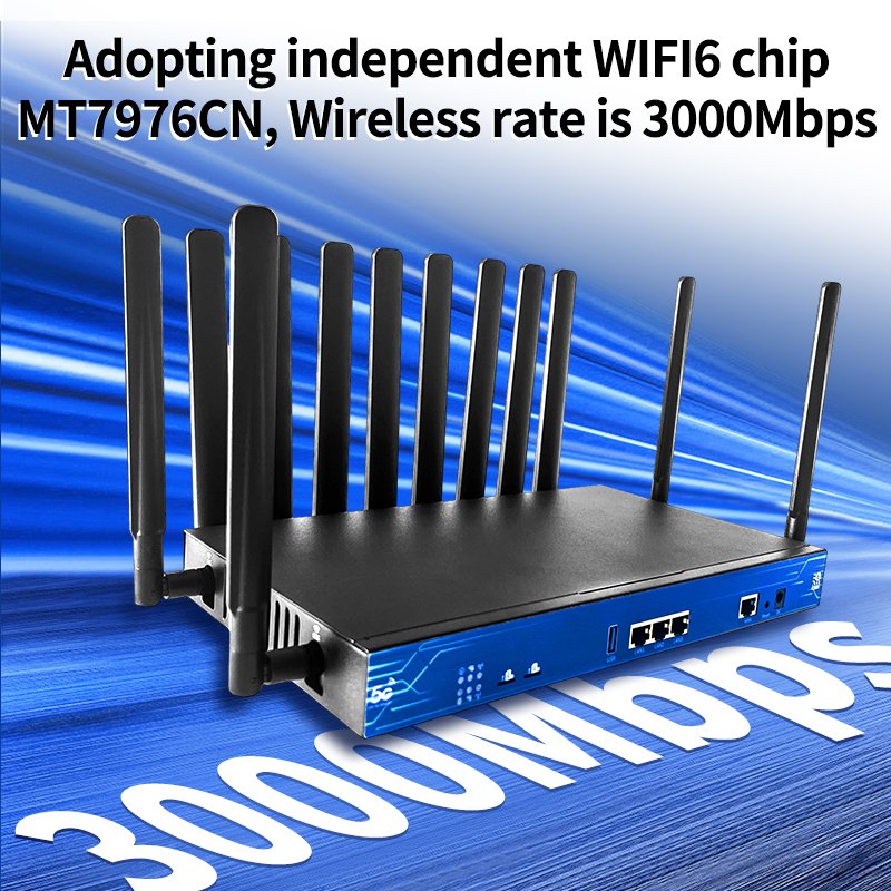 Dual SIM Dual Standby Load Balancing Card Dual Band 5G 4G LTE Auto Switching Router and 5G Wifi Router with SIM Card Slot