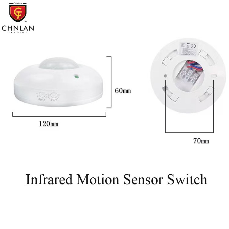 360 Degree Ceiling Mount Occupancy Sensor Movement Detector PIR Infrared Motion Sensor Light Switch 110/220v Auto on off