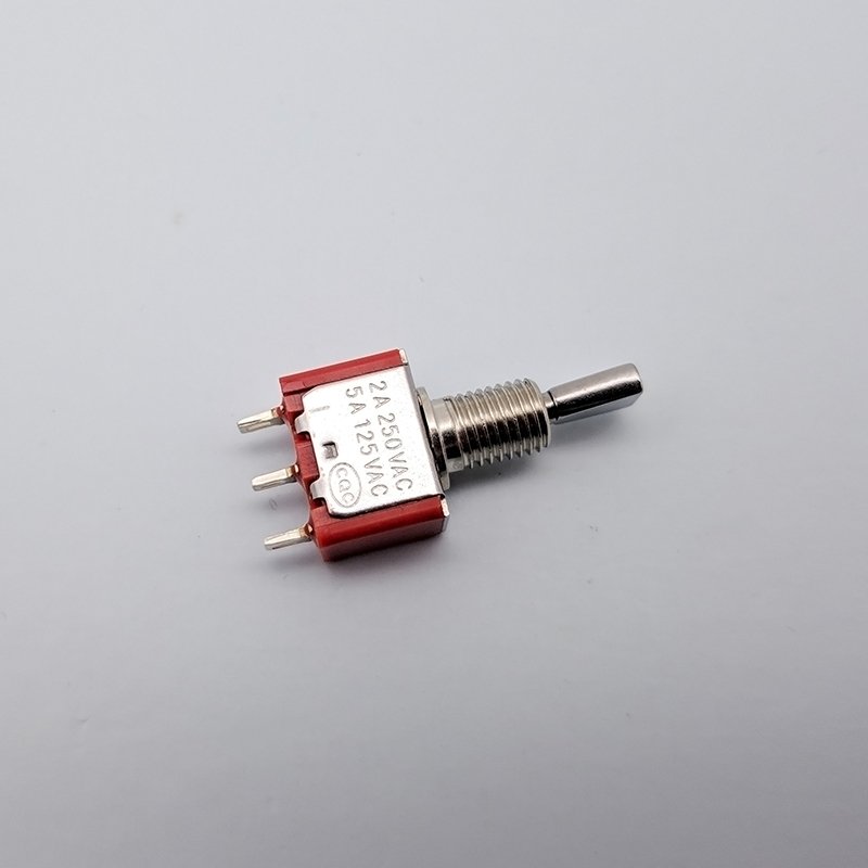 13*8 ON-OFF 3-pin Small with Waterproof Cover Slide Switch 3 Position Toggle Switch On-off Toggle Switch for Auto Car