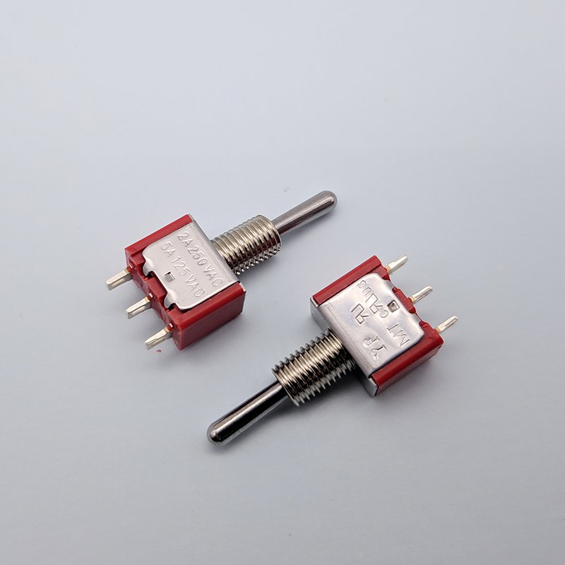 13*8 ON-OFF 3-pin Small with Waterproof Cover Slide Switch 3 Position Toggle Switch On-off Toggle Switch for Auto Car
