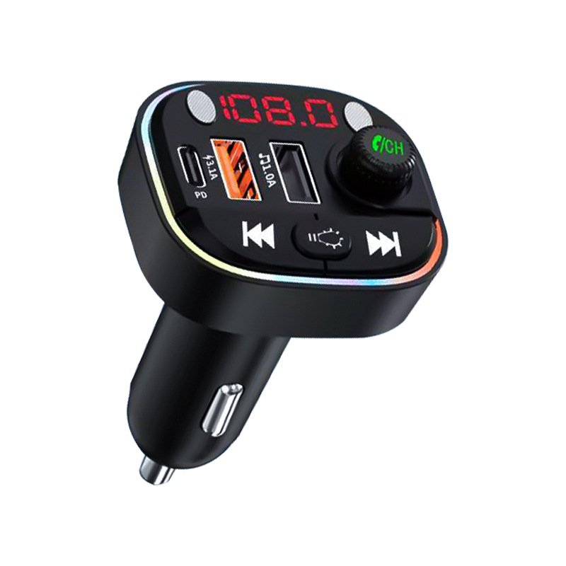 New Product Ideas 2024 Car Charger Handsfree Bluetooth Car Kit Mp3 Player Car Fm Transmitter Wireless Fm Transmitter