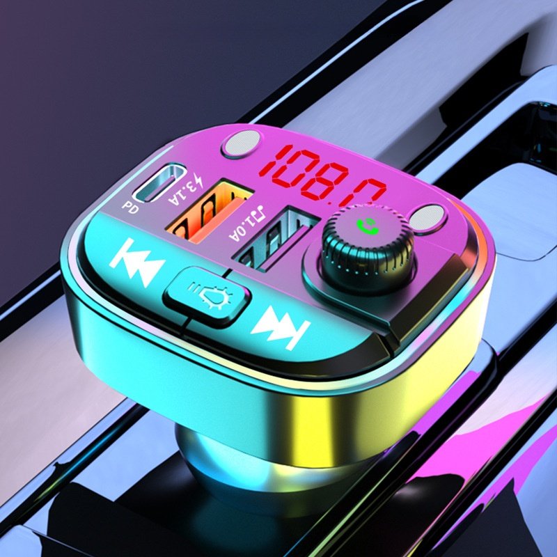 New Product Ideas 2024 Car Charger Handsfree Bluetooth Car Kit Mp3 Player Car Fm Transmitter Wireless Fm Transmitter