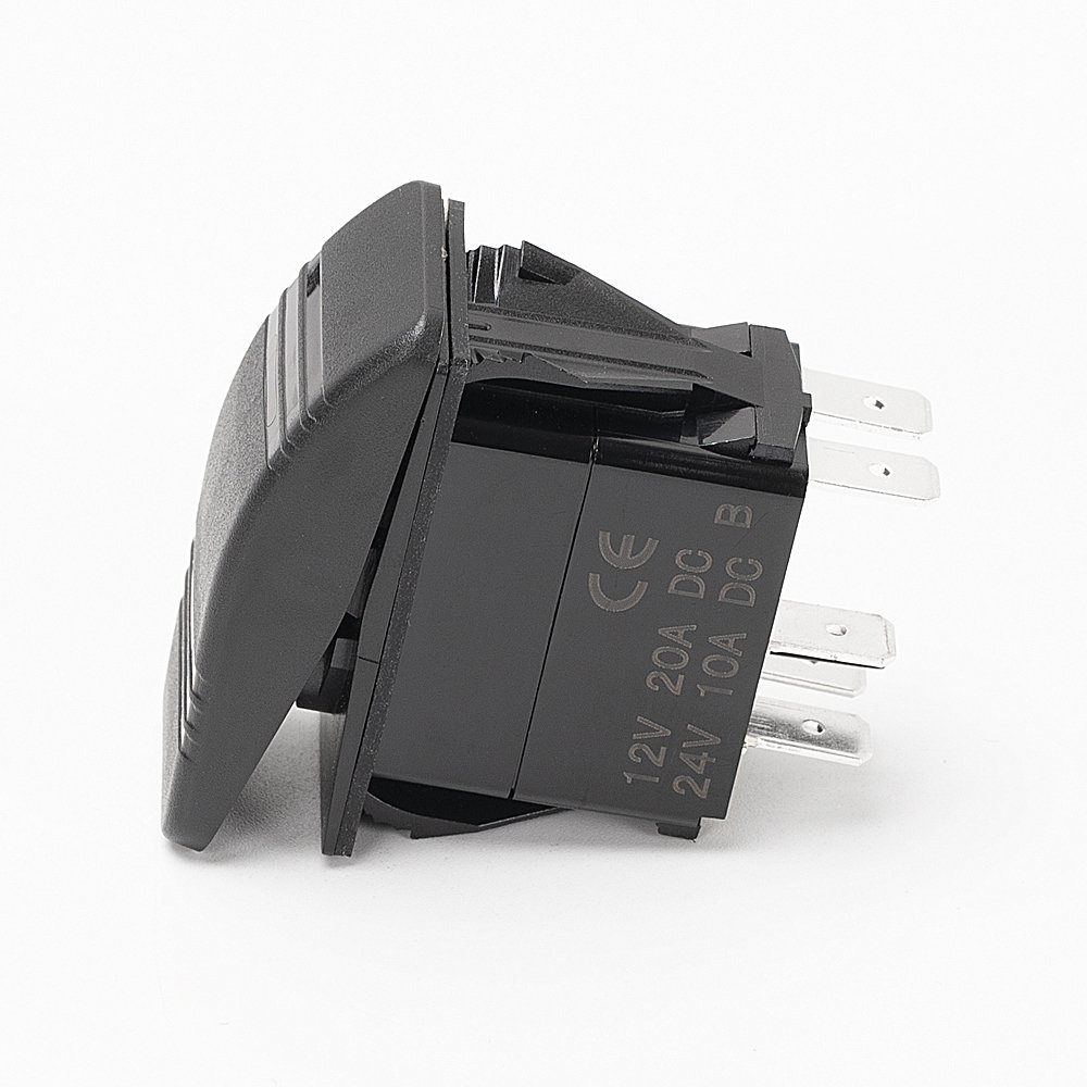Switch 12V Rocker Switch Marine Switches 20A 12V;10A 24V Dual Led ON-OFF Latching SPST 5 Pins For Car/RV/Marine/Boat