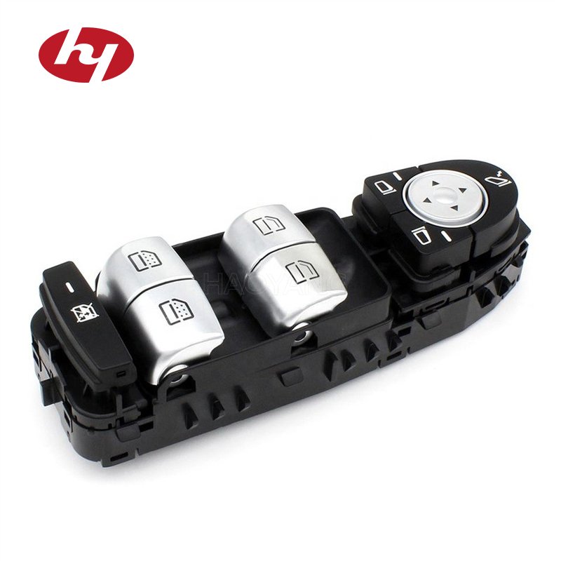 E-Class Glass Switch Electric Window Switch Tri-Color 2139054803 for Mercedes