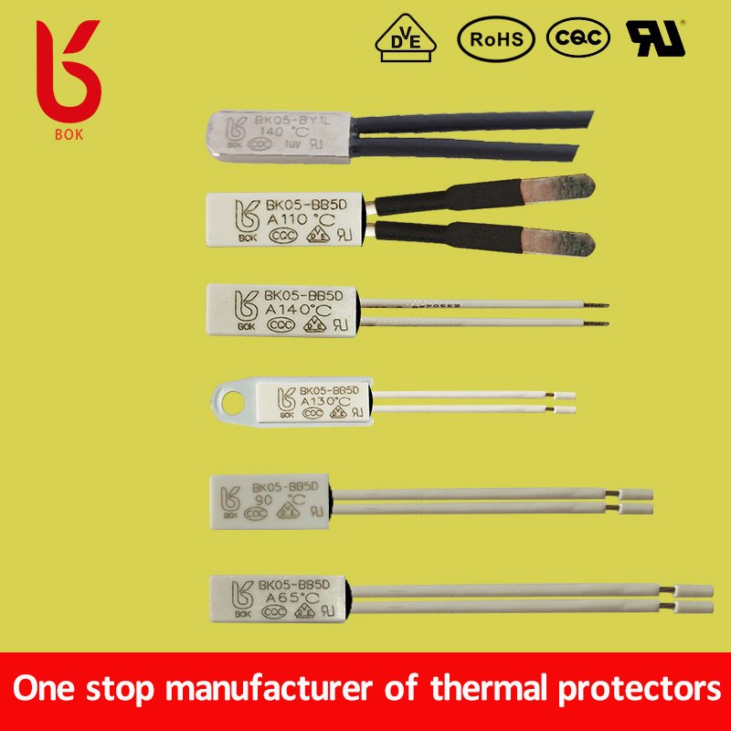 Durable 12mm 15mm Fast Reaction Bimetal Temperature Control Switch Thermal Protector KSD9700 BK02 BK05