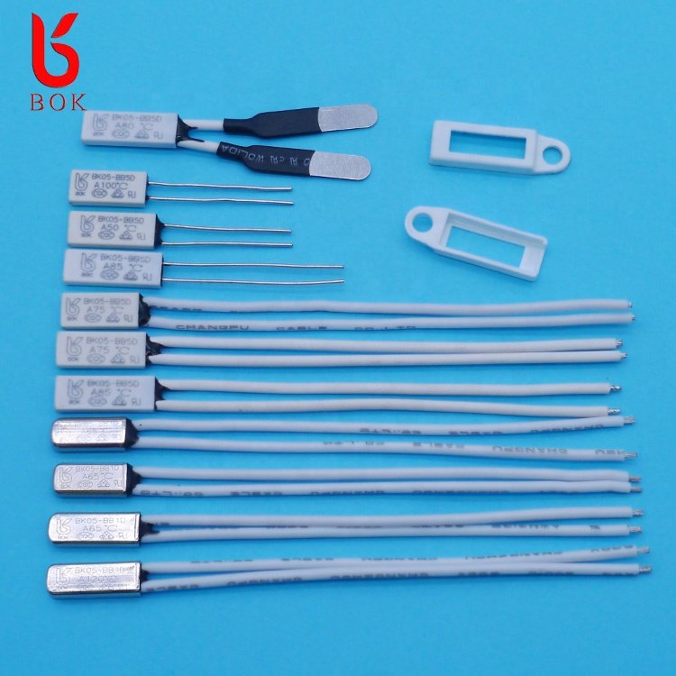 Durable 12mm 15mm Fast Reaction Bimetal Temperature Control Switch Thermal Protector KSD9700 BK02 BK05