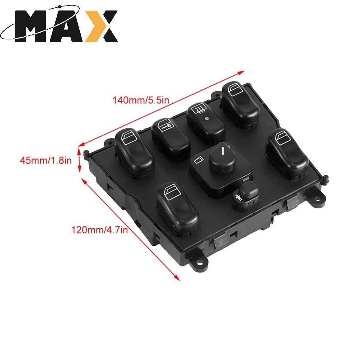 Wholesale Auto Parts A1638206610 Power Window Switches for Mercedes Benz ML320 ML430 ML55 W163 1998-2003 1638206610