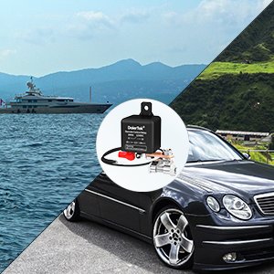 Battery Disconnect Switch 12V 200A Anti-Theft Remote Control Switch with Two Wireless Control Relay Fobs for Auto Truck Boat