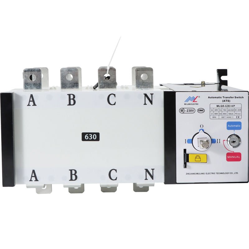 110V 220V Intelligent Electric Manual Transfer Switch 4P PC Type Auto Handed ATS