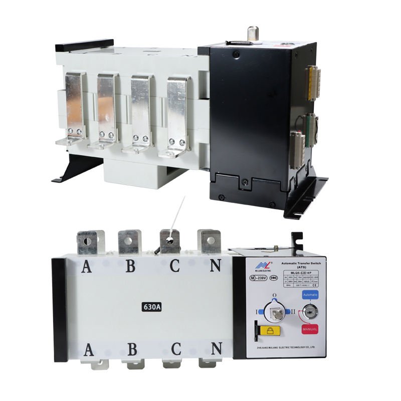 110V 220V Intelligent Electric Manual Transfer Switch 4P PC Type Auto Handed ATS