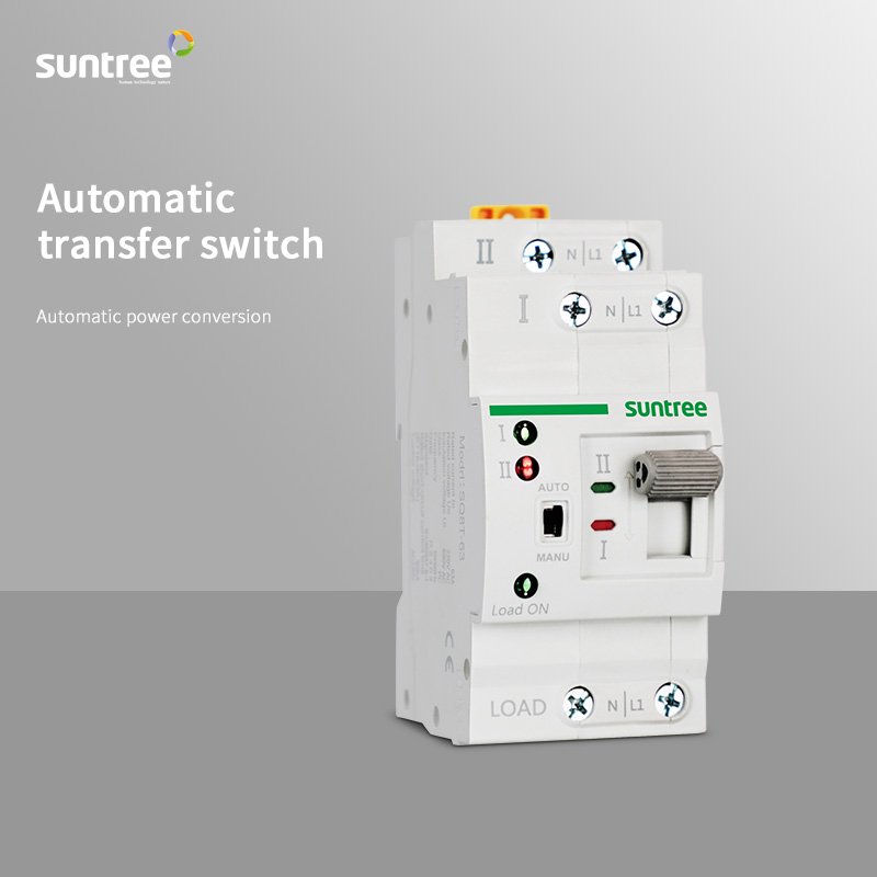 Automatic Transfer Switch for Generator Cb Class Type 63a 200V Changeover Switch Integrated Circuit Switch Power