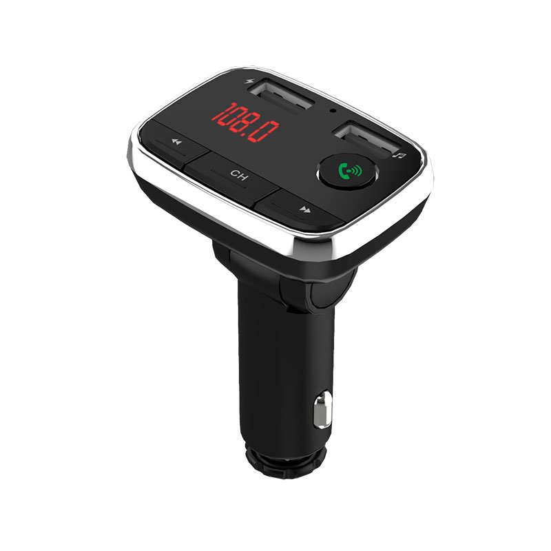 AD905 OEM Car Kit with Bluetooth 5.0 FM Transmitter Hands-Free Dual USB Charger MP3 Player Provides Charging Function for Cars