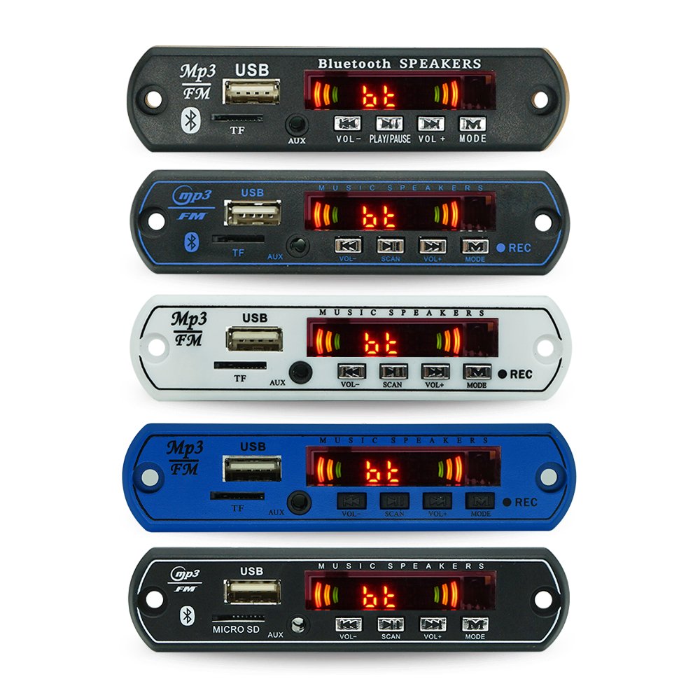 Bluetooth Car Kit MP3 USB Player Module Audio Recorder MP3 Decoder Board 12V