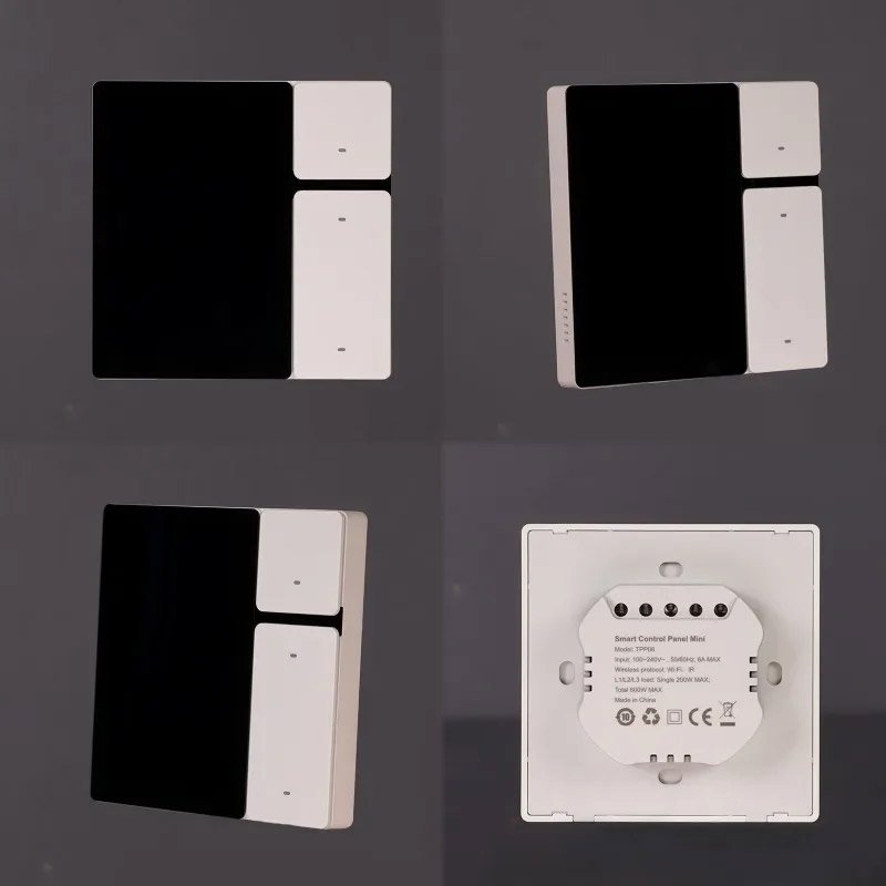 TONGOU 3.5 Inch Display Screen WIFI Smart Wall Switch Sigmesh WIFI IR 1/2/3/4 Gang Controlled By Tuya Alexa APP