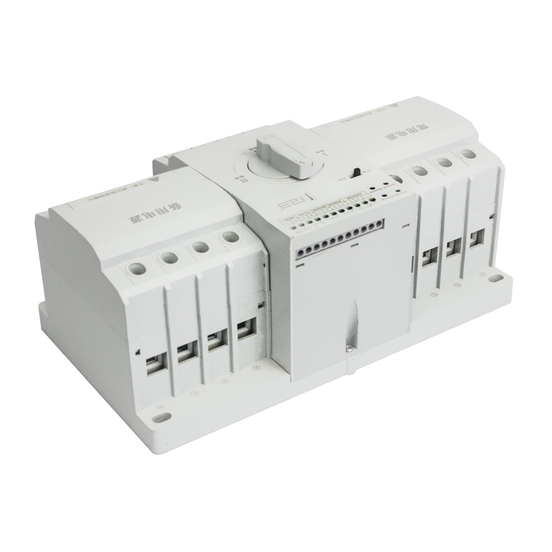 Factory 3 in 1 Motorized Type MCB Auto Changeover Switch Black Double 3 Phase 200amp Automatic Transfer Switch