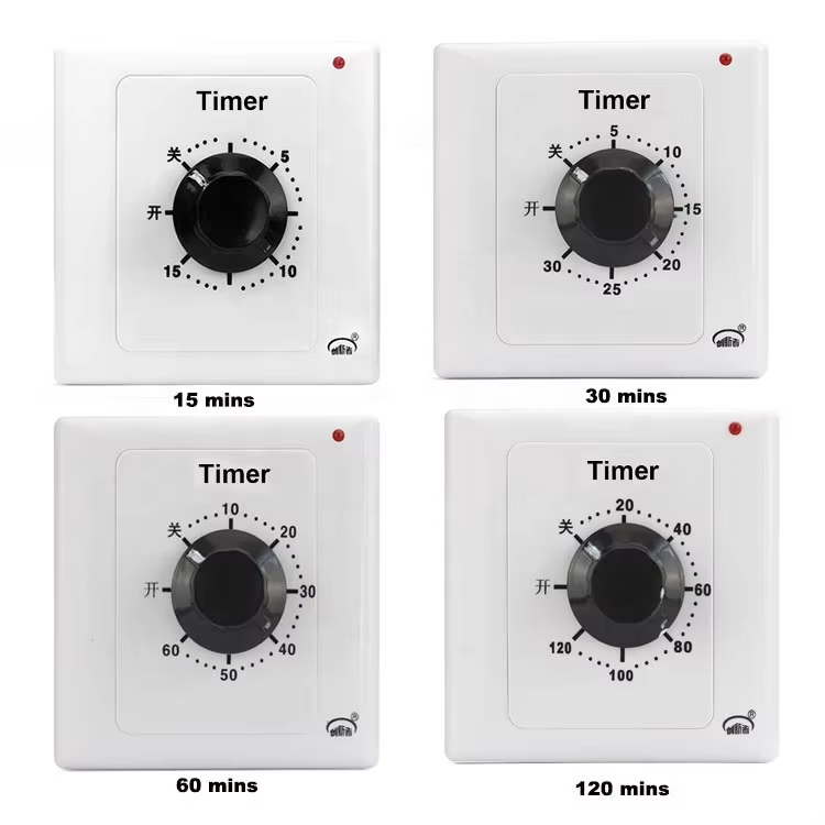 Mechanical Timer With On-Auto-Off Switch Electric Digital Timer Controller 220 v
