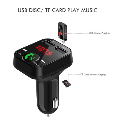 Car Accessories Mp3 Player Usb Charger BT Kit Fm Transmitter Fm Modulator Wireless