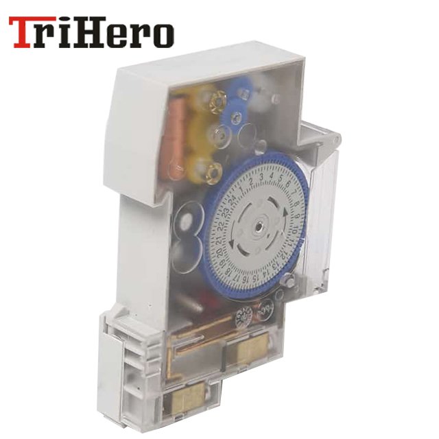 SUL180a 15 Minutes Mechanical Timer 24 Hours Programmable Din Rail Timer Time Switch Relay