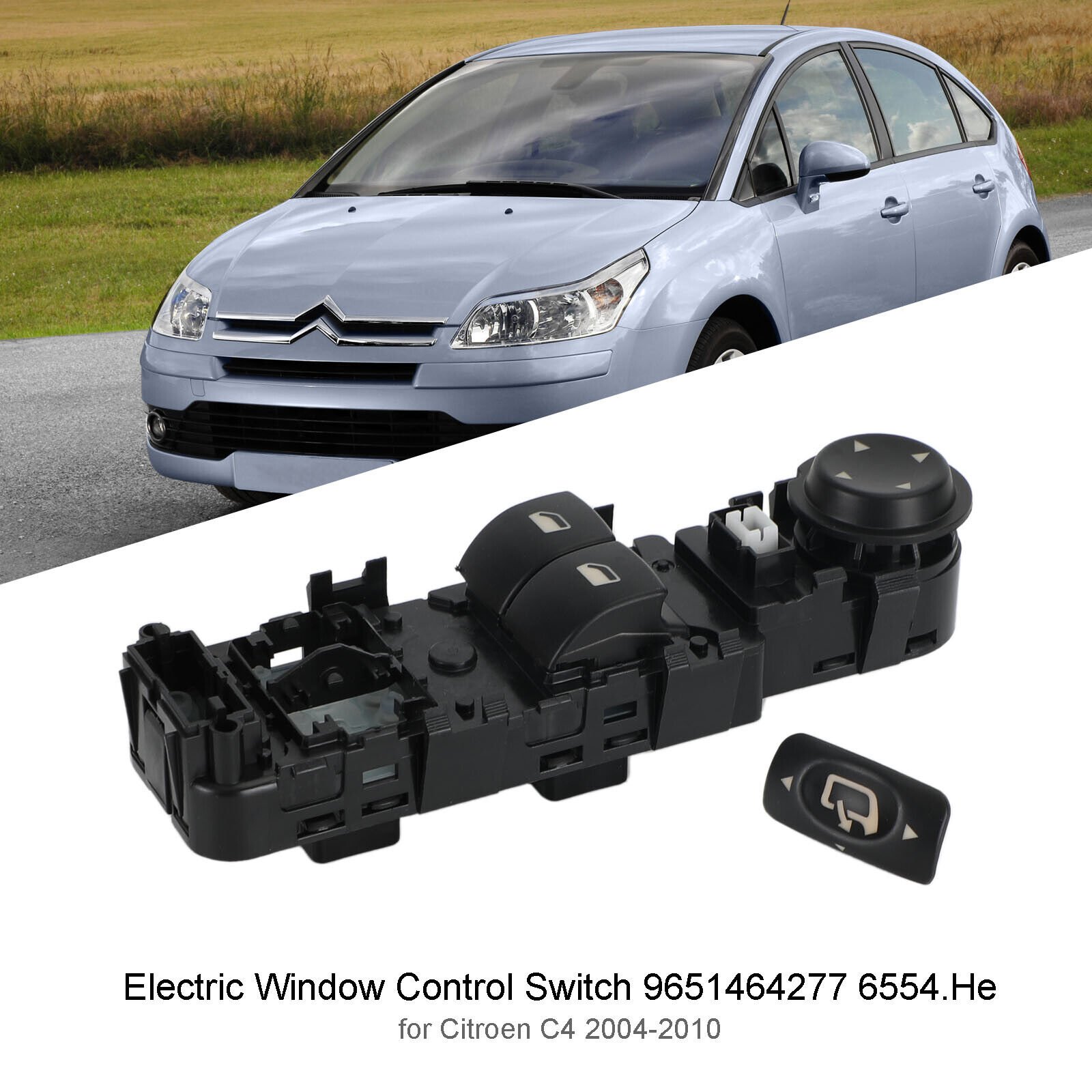 Sorghum Power Car Window Switch 6554 for Peugeot 206 207 307 406 Peugeot Expert Citroen C4
