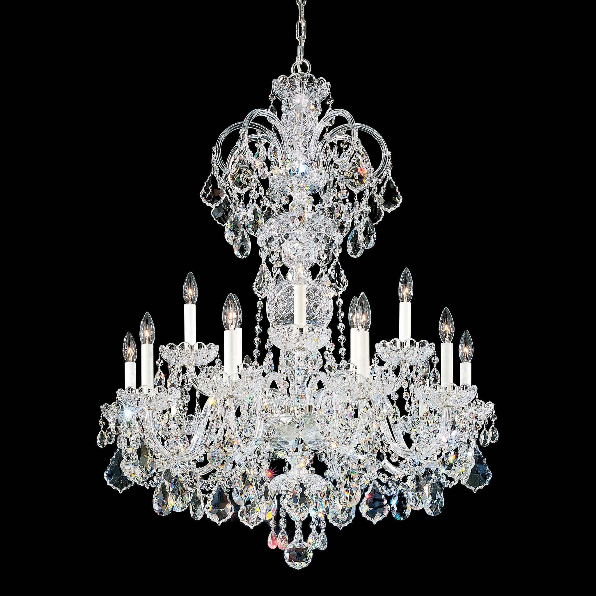 Bohemian Style Multi Tiers K9 Crystal Glass Arm Chandelier Banquet Hall Decoration Light for Wedding Design Ballroom Lamp