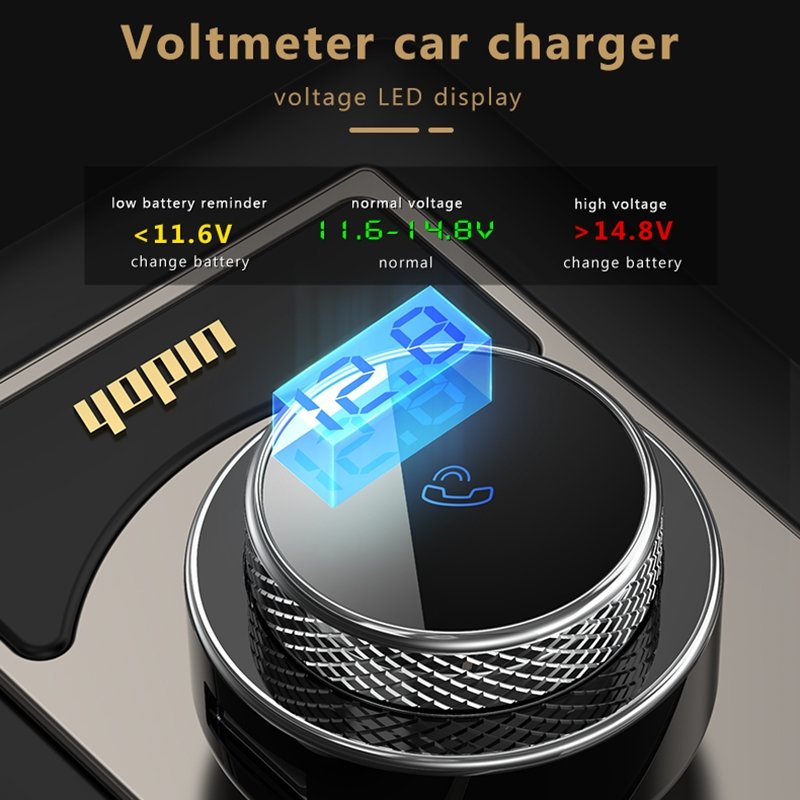 2023 Top Selling Fast USB Car Charger with MP3 Player Bluetooth 5.0 Car Kit FM Transmitter 18W Power Output 5V/2.4A