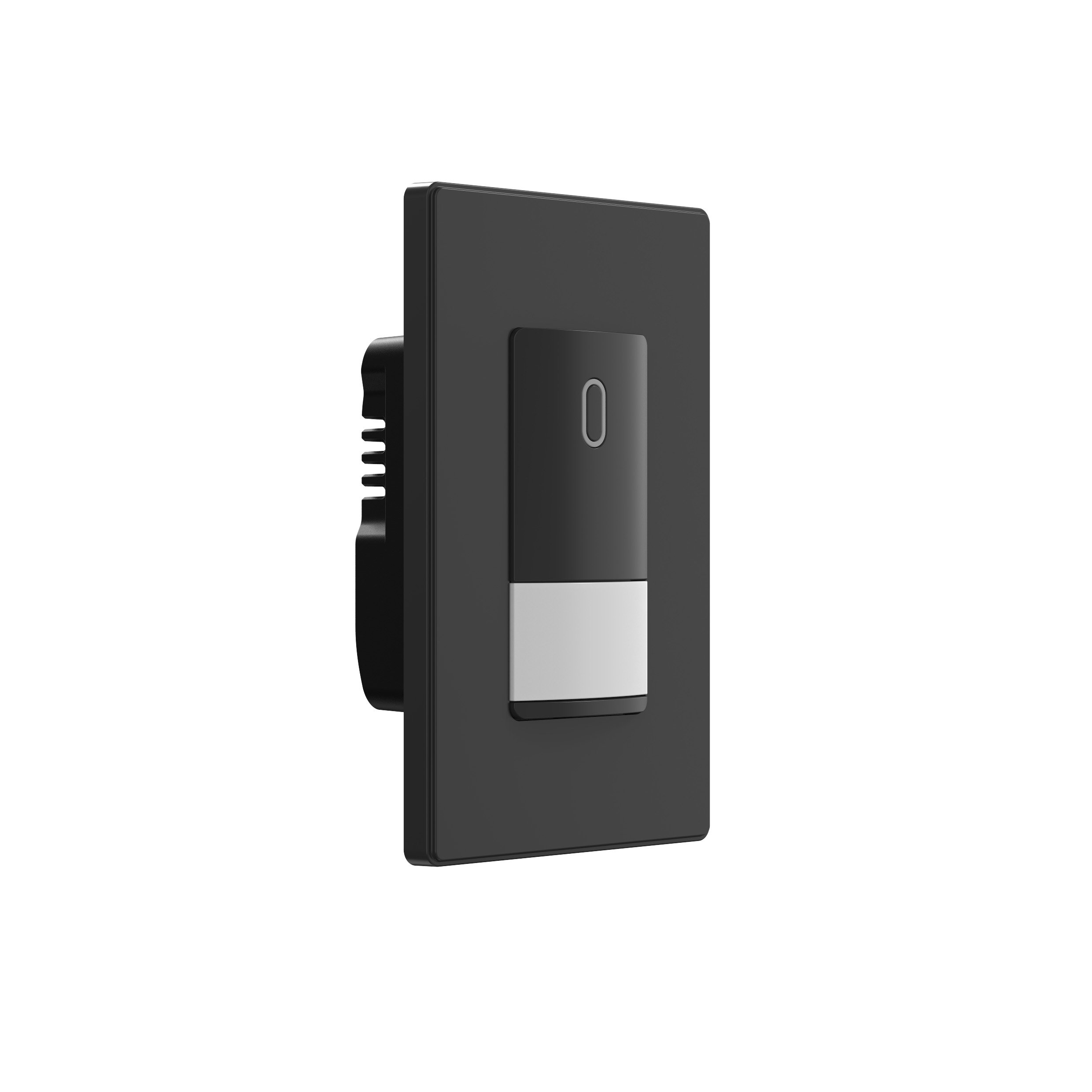 3-way Occupancy Sensor PIR 277V Sensor for LED Lights Flame Resistant 5VA Auto Sensors Wall Switch Black